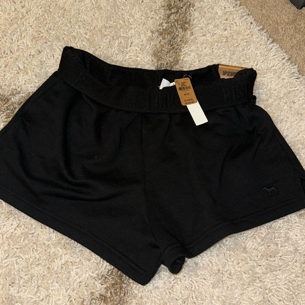 - Vs pink fleece short size medium
